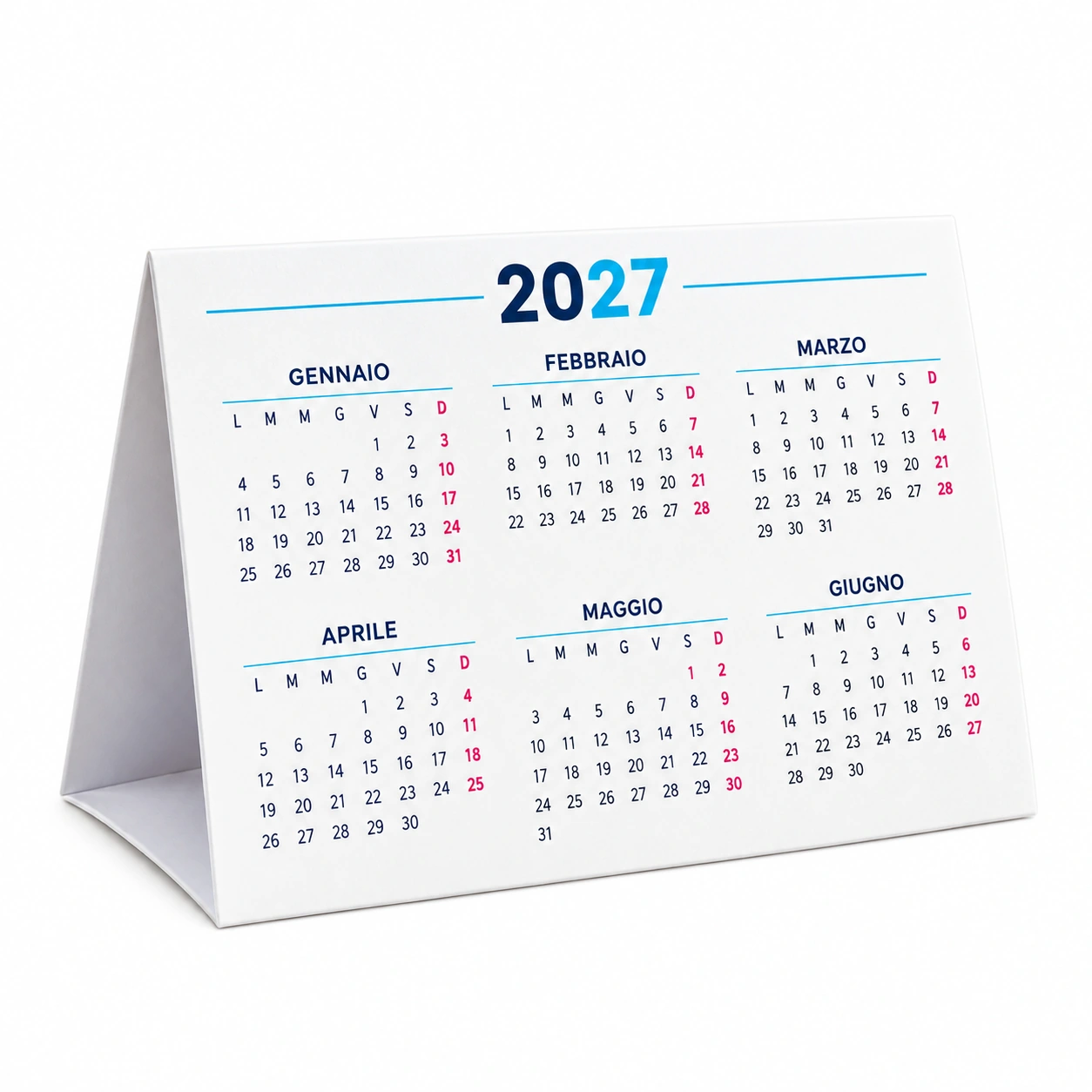 Calendari completamente personalizzati
