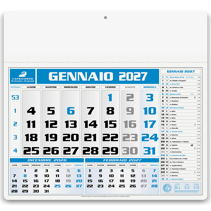 Calendari da parete